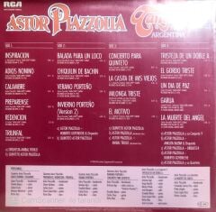 Astor Piazzolla / Original Tangos From Argentina Double LP