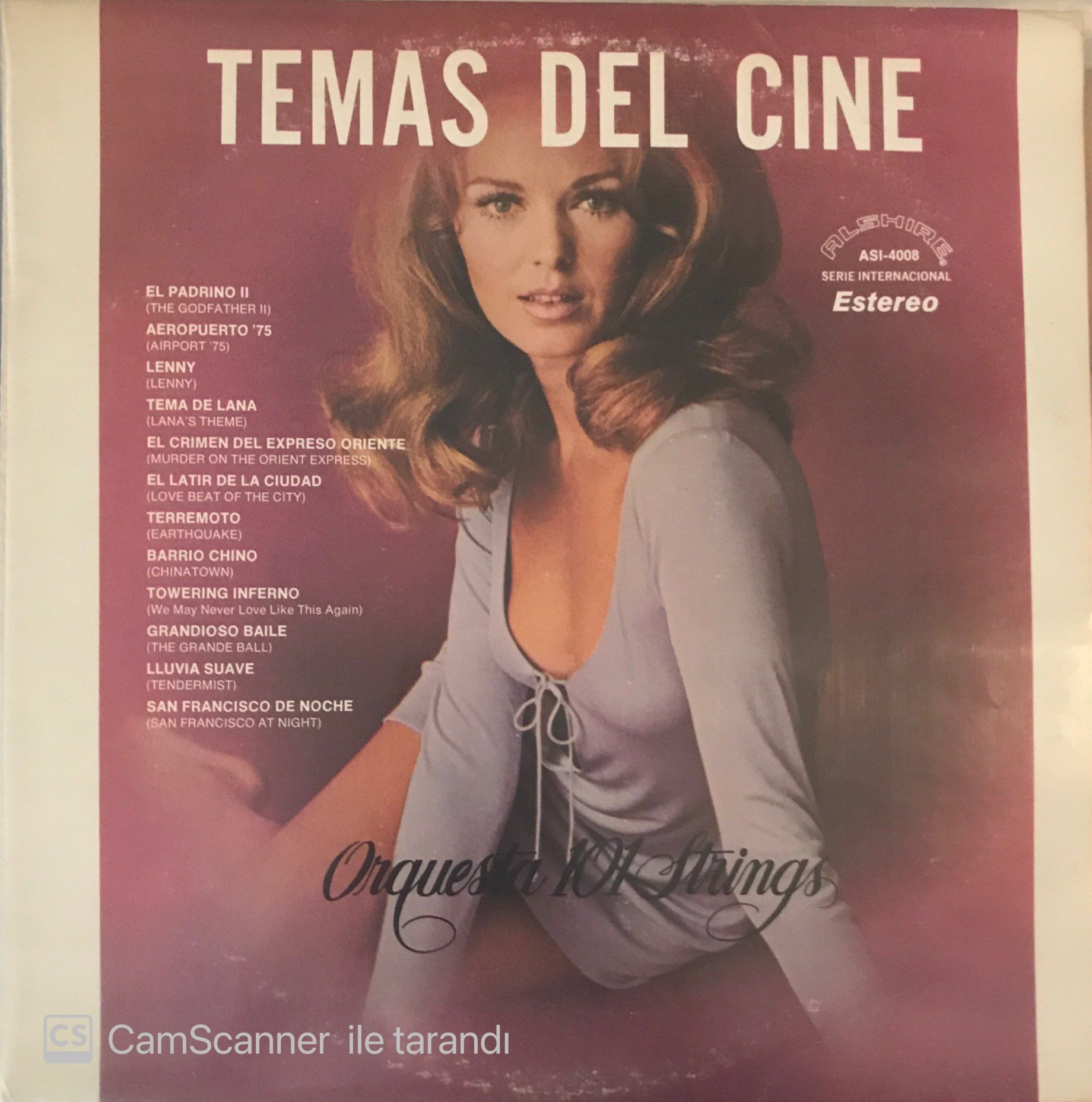 Temas Del Cine - Orquesta 101 Strings LP