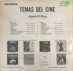 Temas Del Cine - Orquesta 101 Strings LP