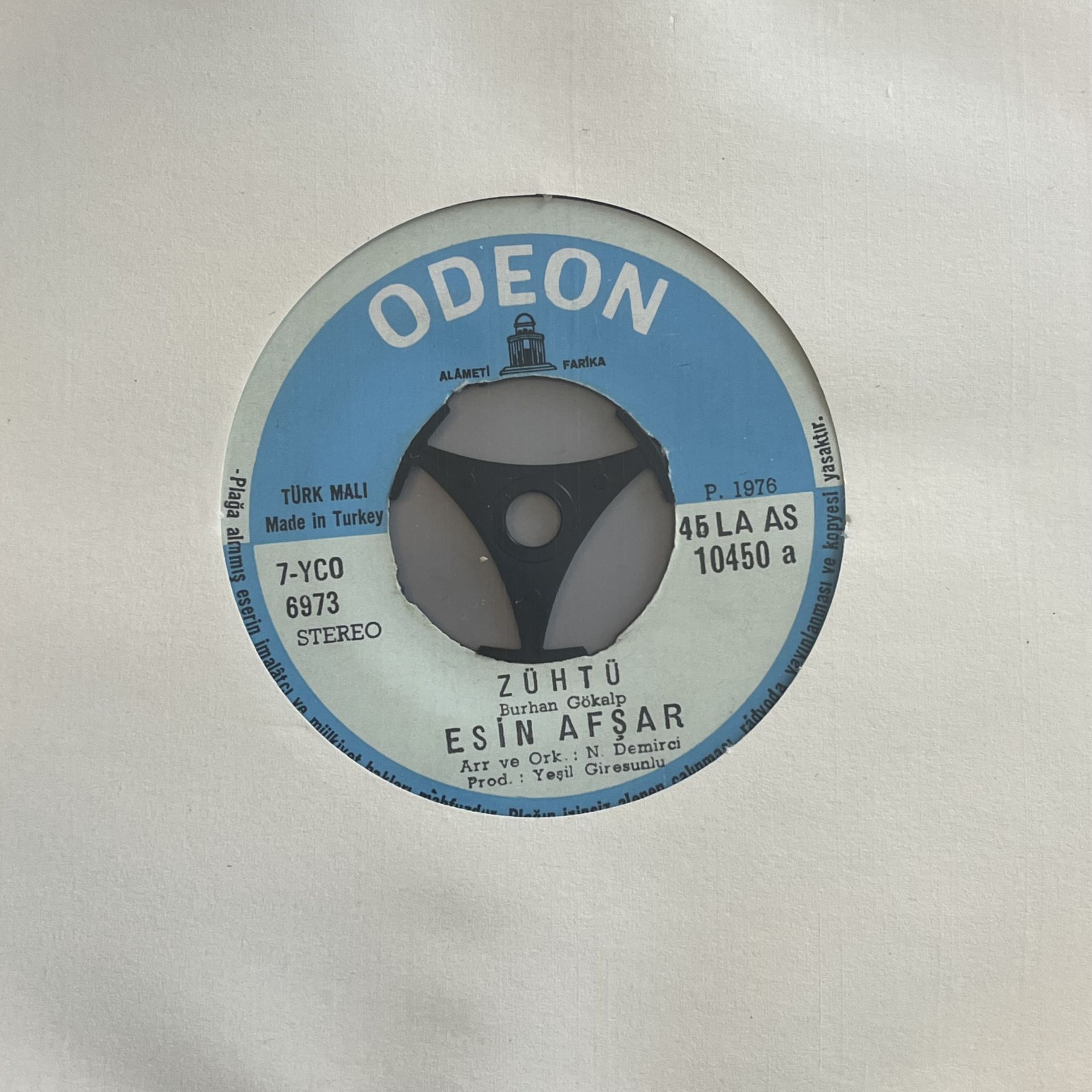 Esin Afşar - Zühtü 45lik