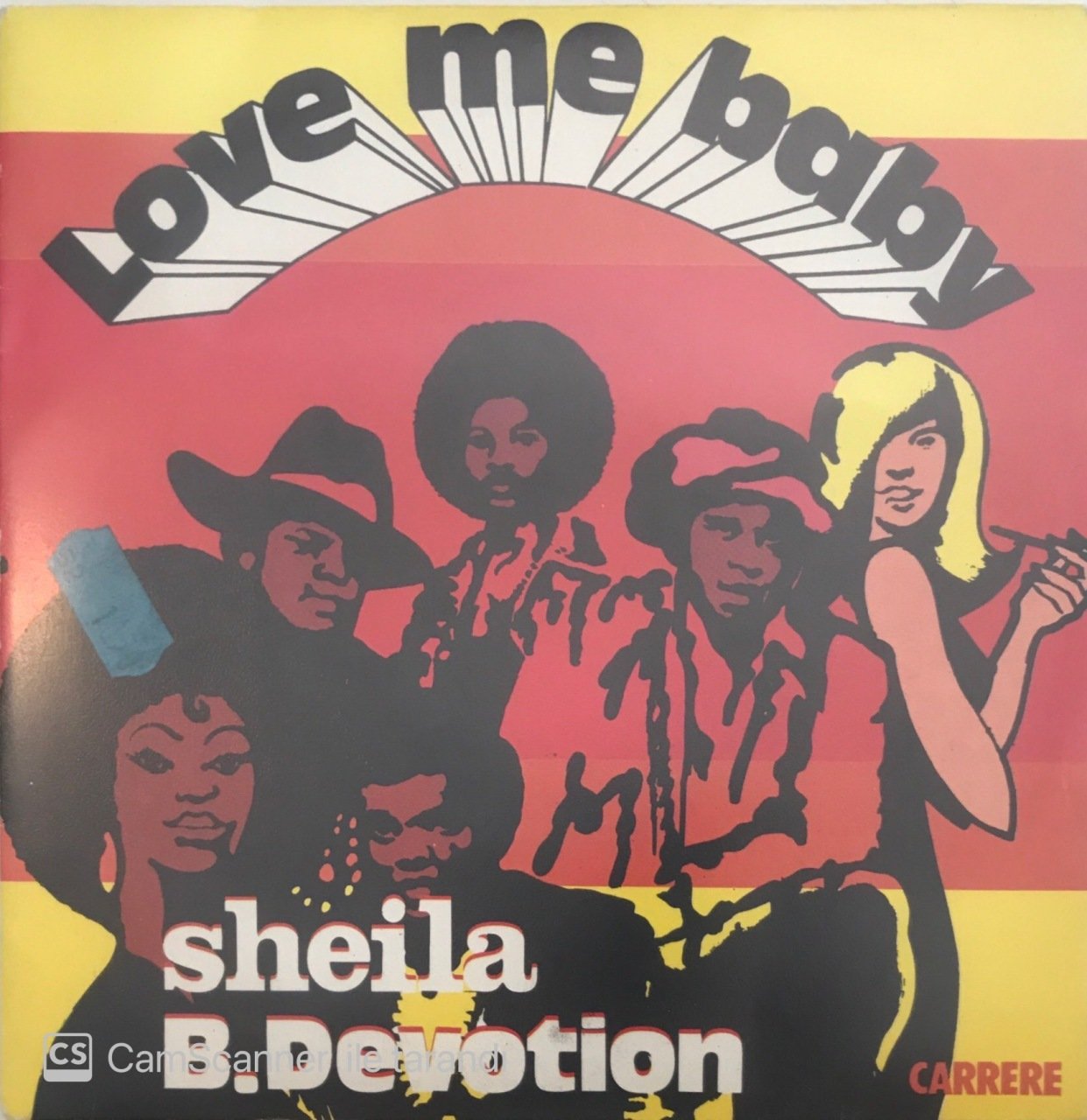 Sheila & Black Devotion Love Me Baby 45lik