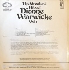 The Greatest Hits Of Dionne Warwicke Vol. 1 LP