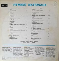 Hymnes Nationaux The Band Of The Grenadier Guards Major F.J. Harris LP