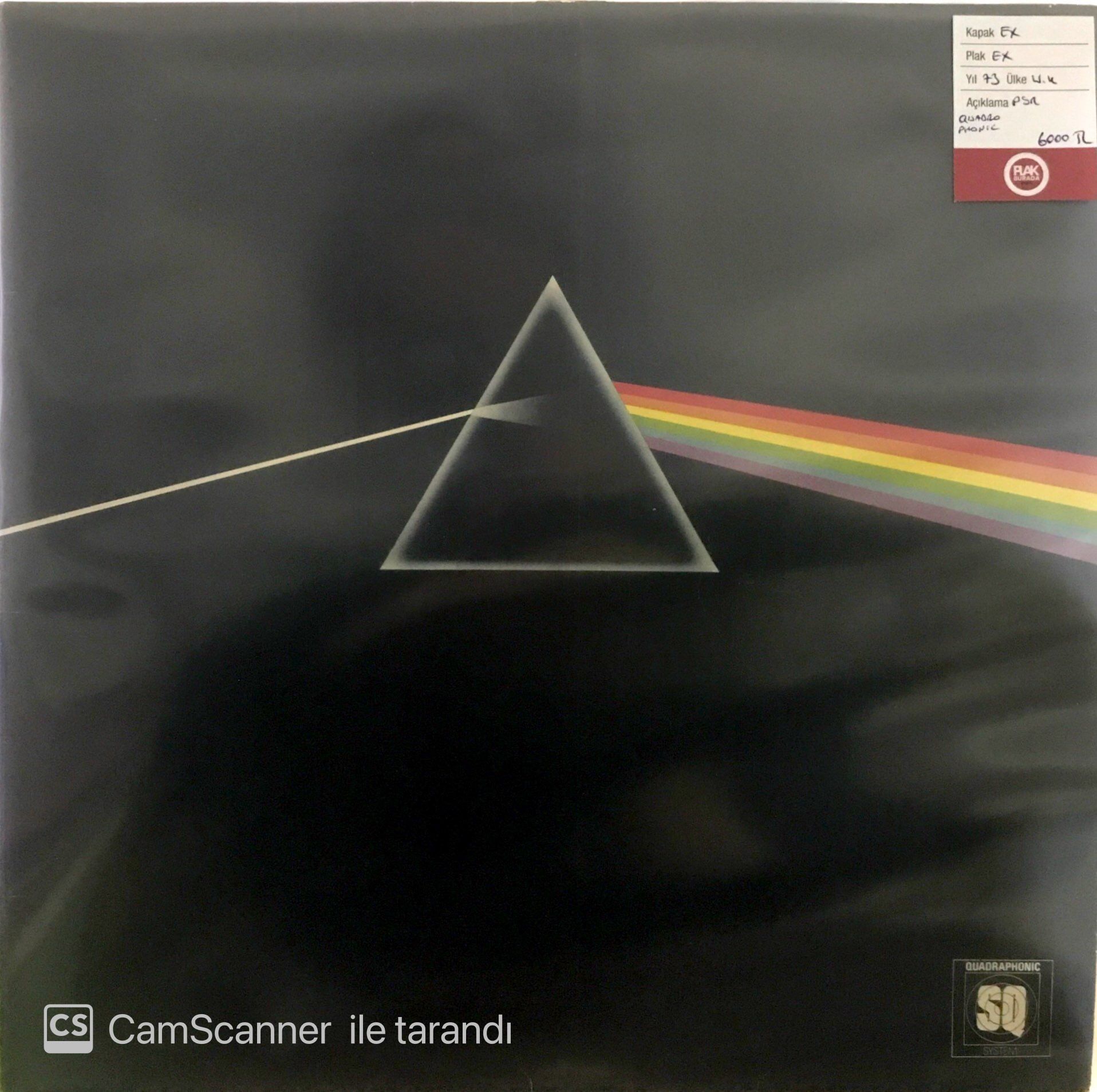 Pink Floyd - The dark side of the moon (Quadrophonic ) LP