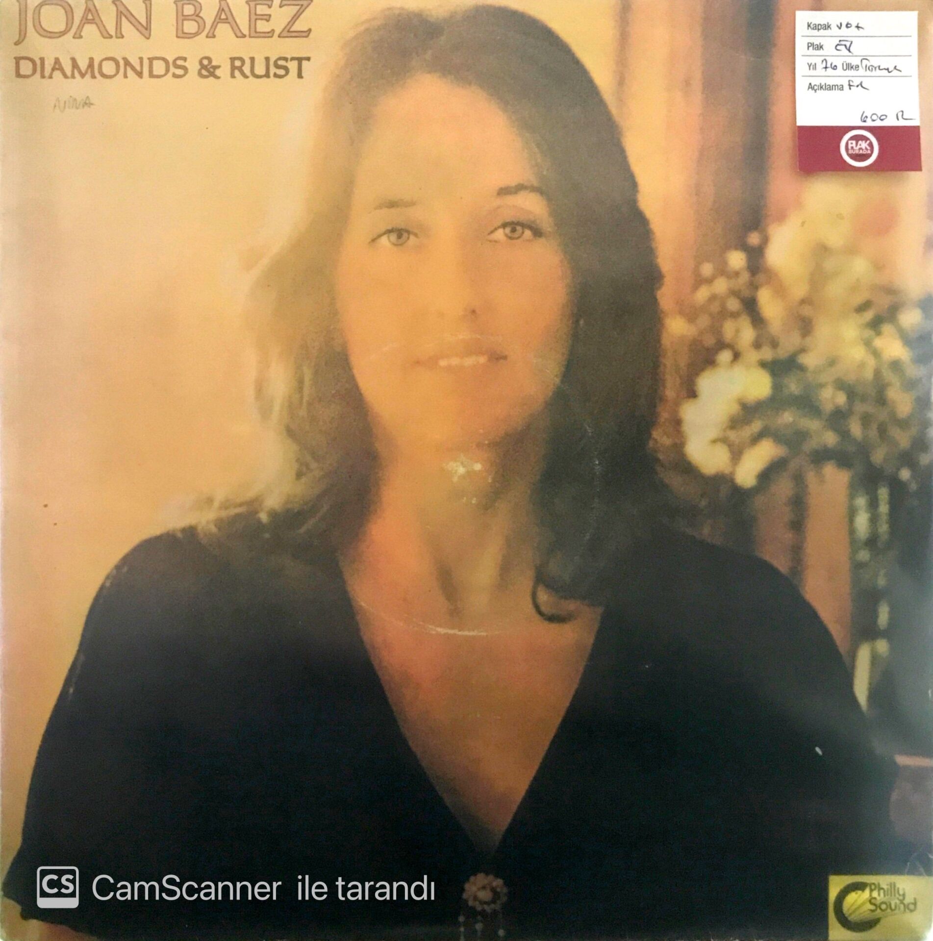 Joan Baez / Diamonds & Rust LP