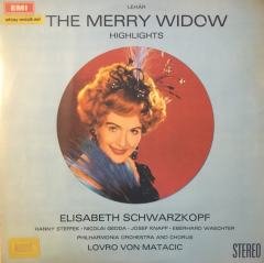 Elisabeth Schwarzkopf  Franz Lehar The Merry Widow Highlights LP