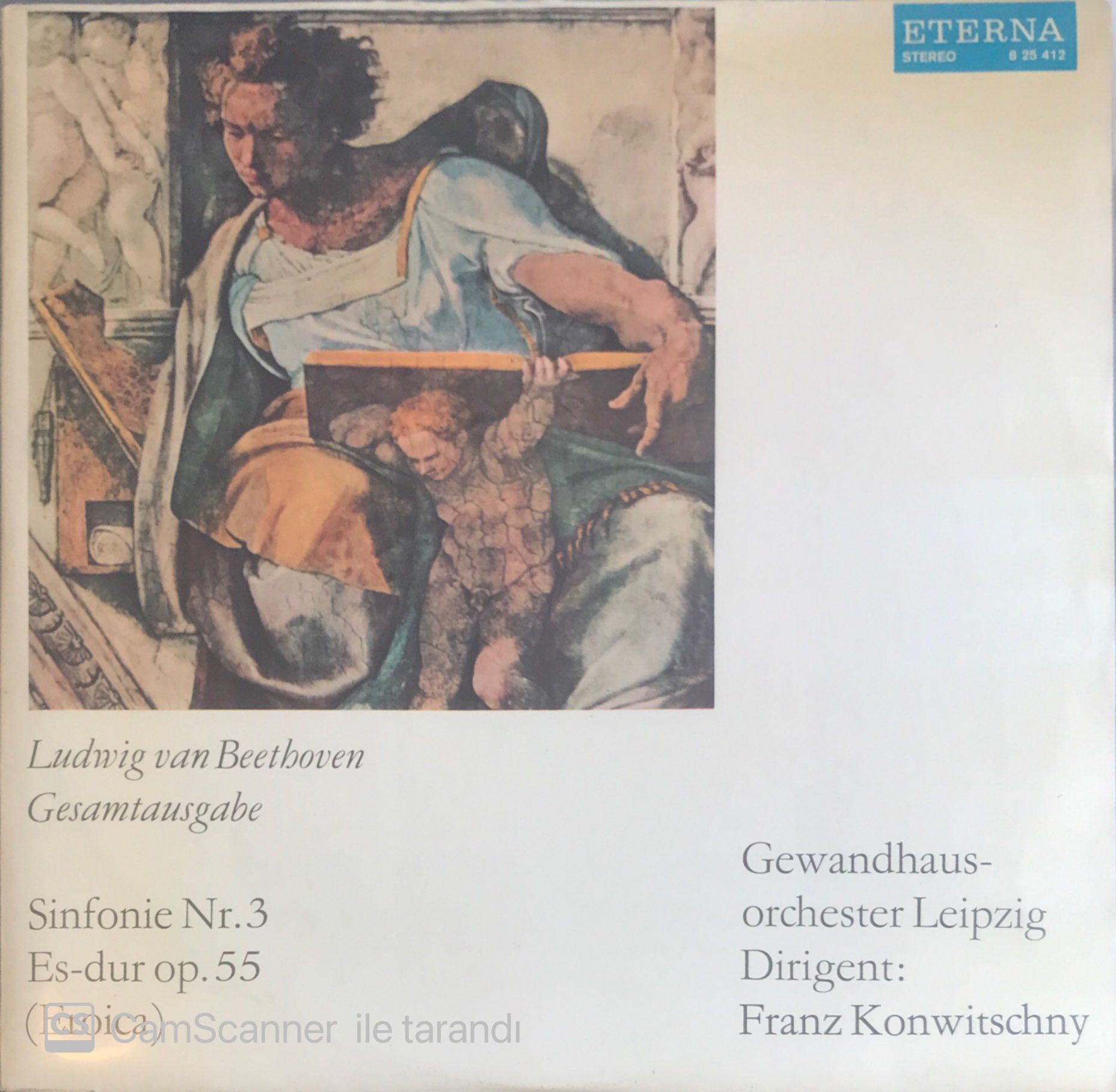 Ludwig Van Beethoven Gesamtausgabe - Sinfonie Nr. 3 Es-dur op. 55 (Eroica) LP