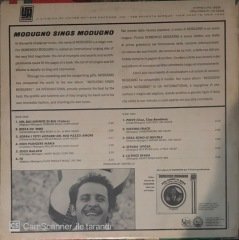 Modugno Sings Modugno LP