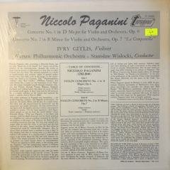 Niccolo Paganini Violin Concerto No. 1, Op. 6 • Violin Concerto No. 2, Op. 7 ''La Campanella'' LP