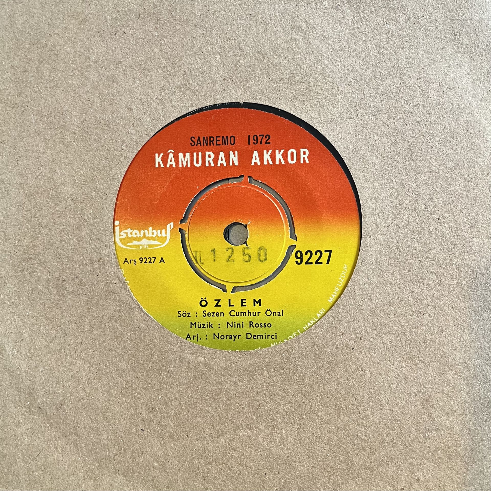 Kamuran Akkor - Özlem 45lik