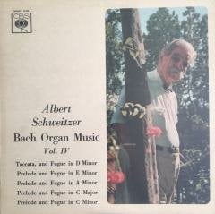 Johann Sebastian Bach Albert Schweitzer Bach Organ Music LP