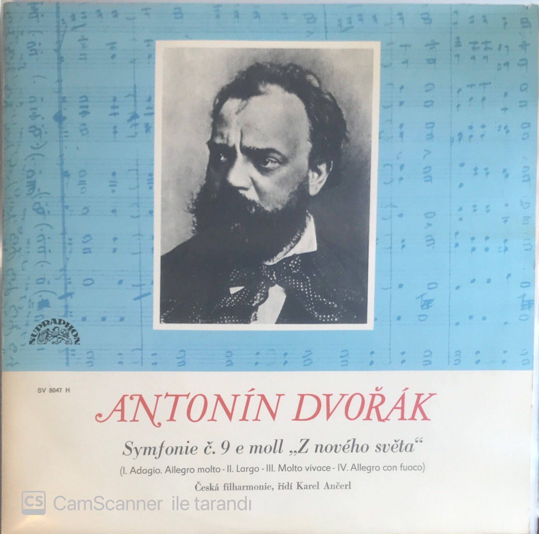 Antonin Dvorak - Symfonie c. 9 e moll ,, Z Noveho Sveta LP