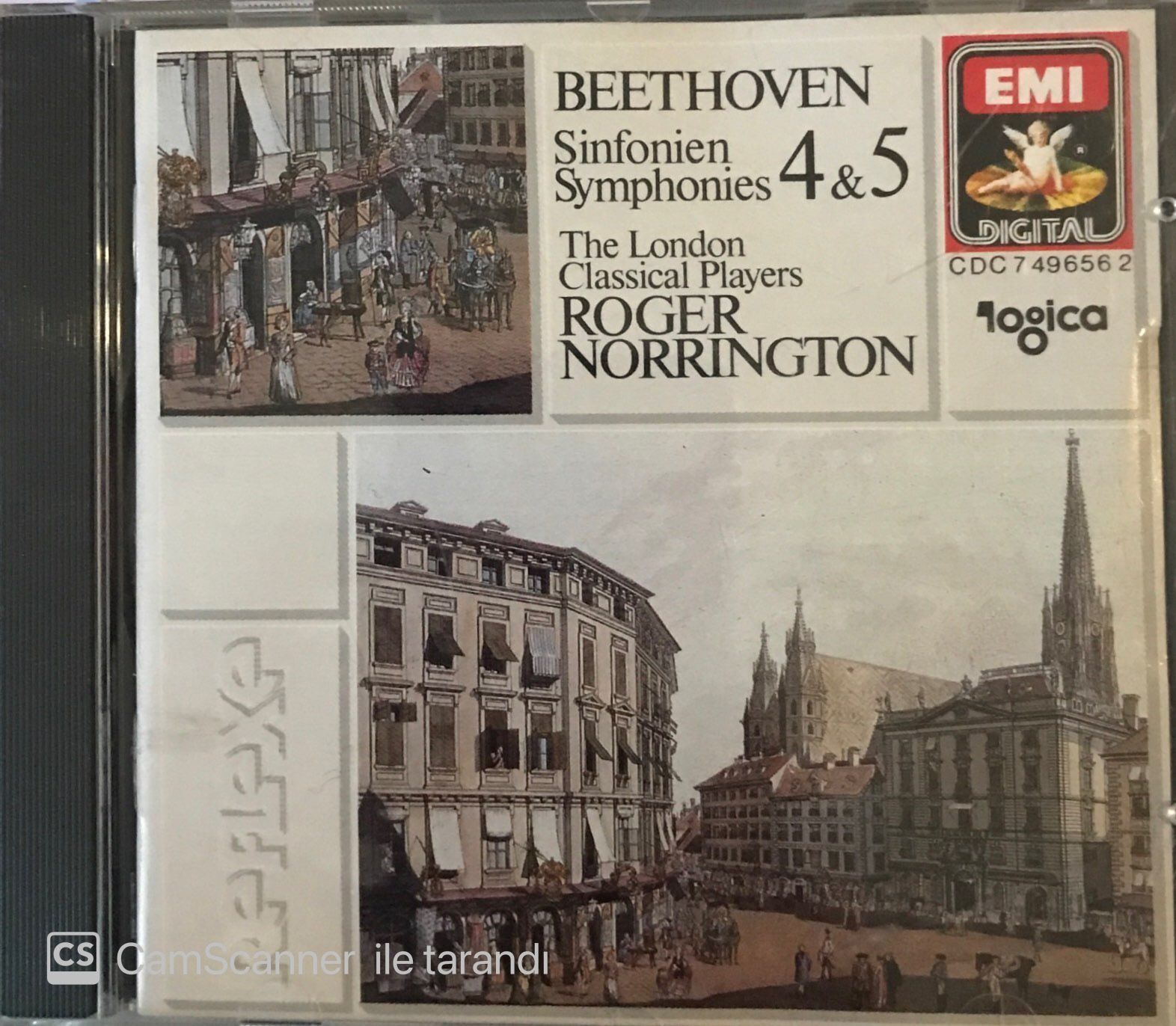 Beethoven : Symhonıes Nos:4 & 5 Norrıngton CD