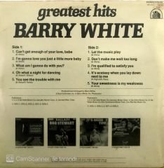 Barry White Greatest Hits LP