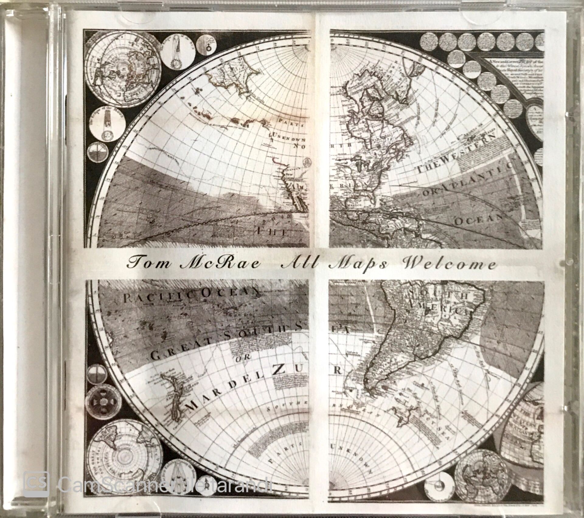 Tom McRae All Maps Welcome CD