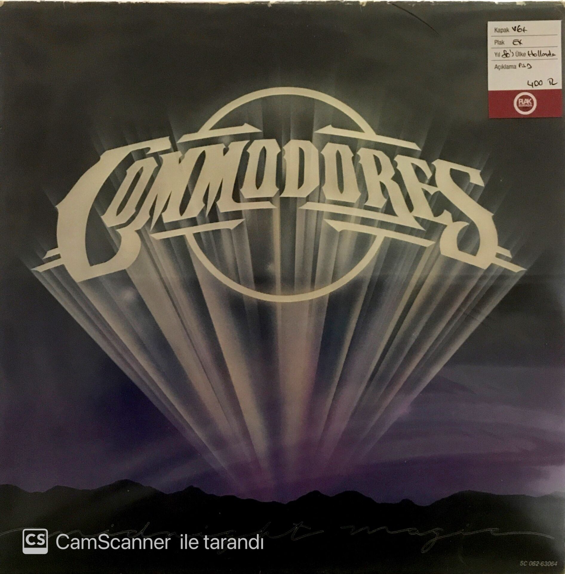 Commodores Midnight Magic LP