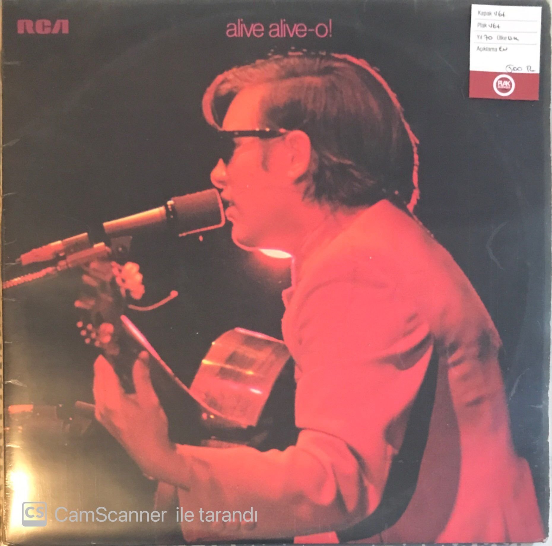 Jose Feliciano Alive, Alive O! Double LP