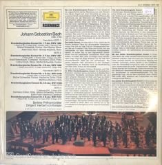 J.S. Bach Herbert Von Karajan Brandenburgische Konzerte Nr.1-6 Double LP
