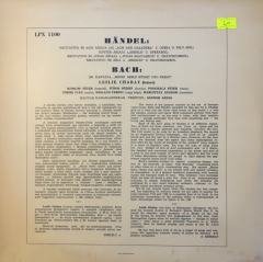 Leslie Chabay Handel Arias, Bach Cantate No. 189 LP