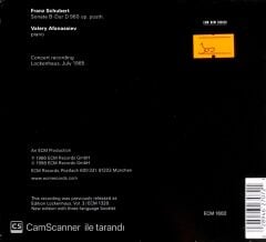 Schubert / Valery Afanassiev - Sonate b-Dur, D 960 CD