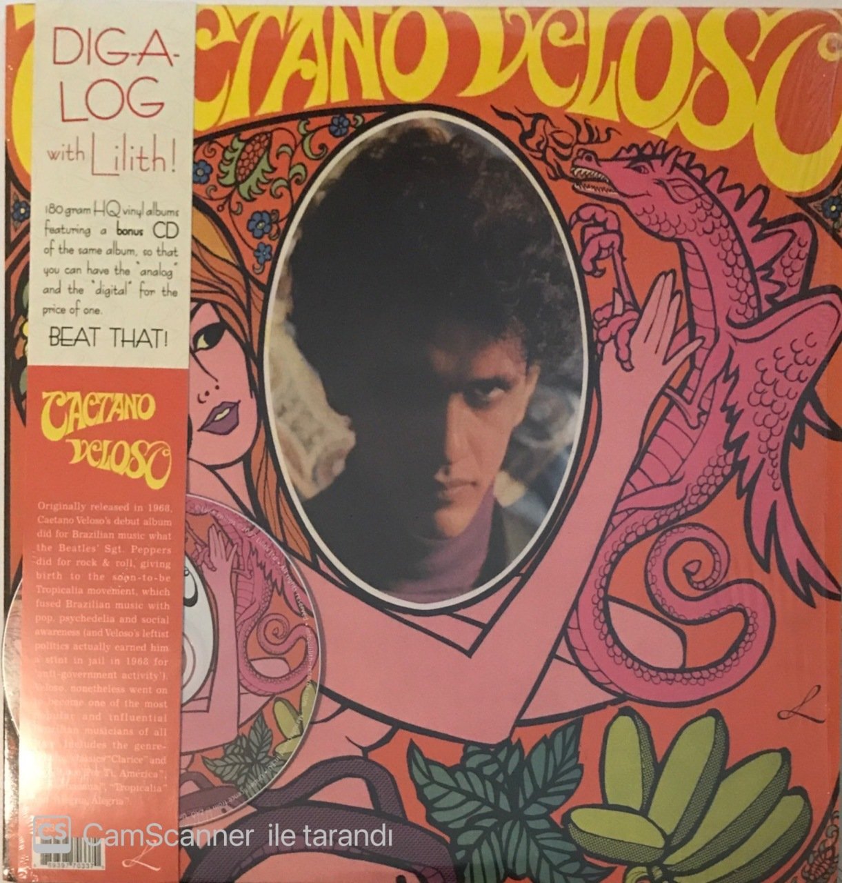 Caetano Veloso Dig-A-Log With Lilith LP
