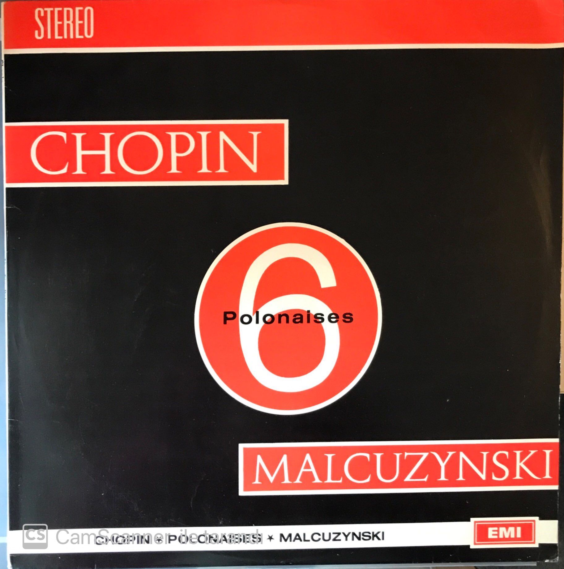 Chopin The Six Polonaises Played By Malcuzynski LP