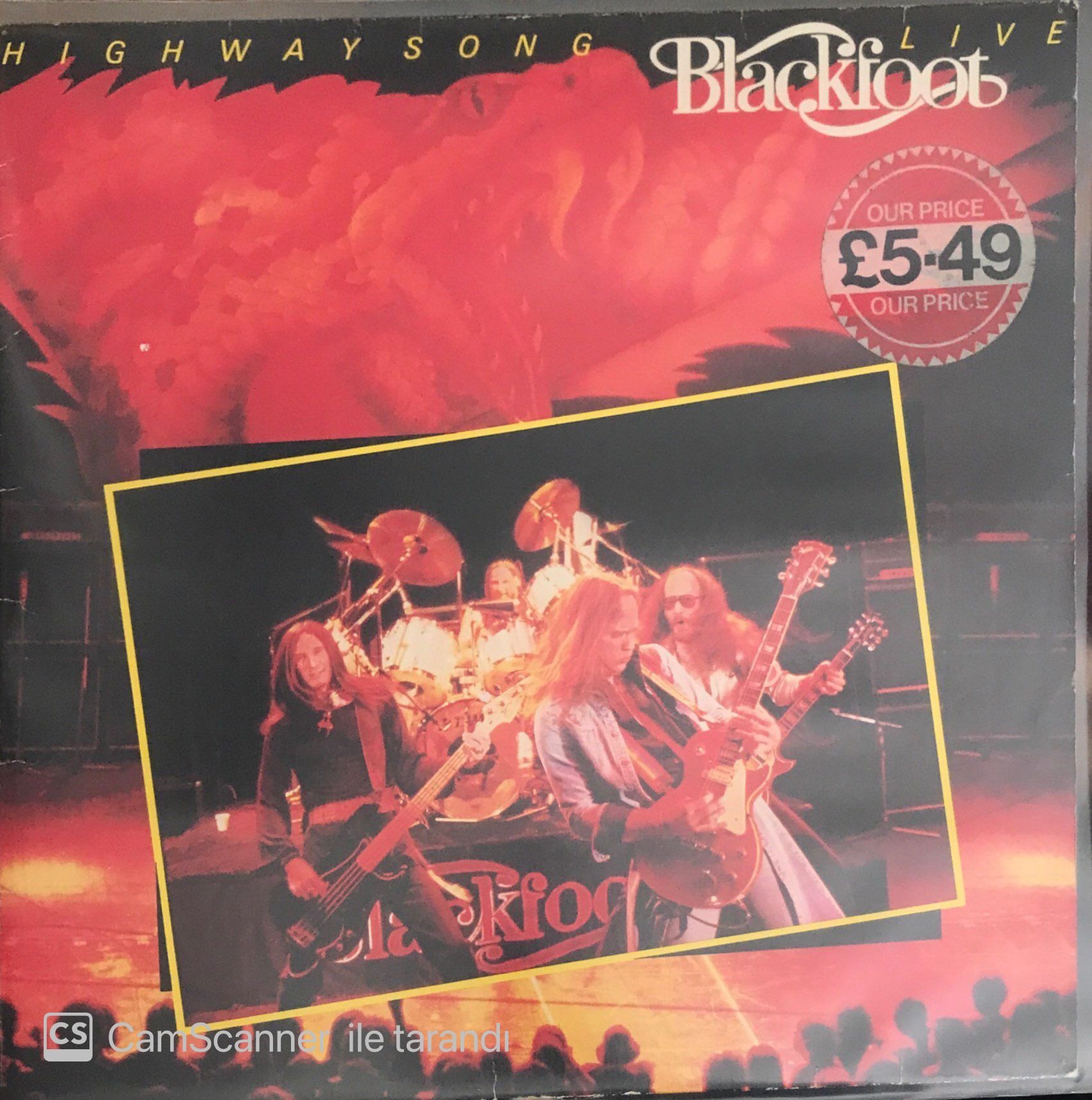 Blackfoot Live Highway Song LP