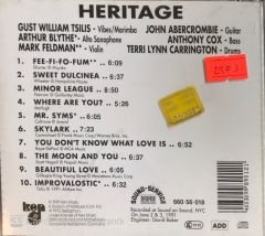 Gust William Tsilis - Heritage CD