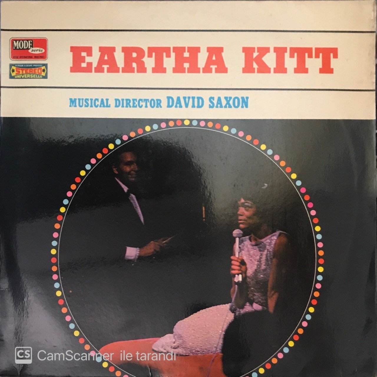 Eartha Kitt Musical Director David Saxon LP