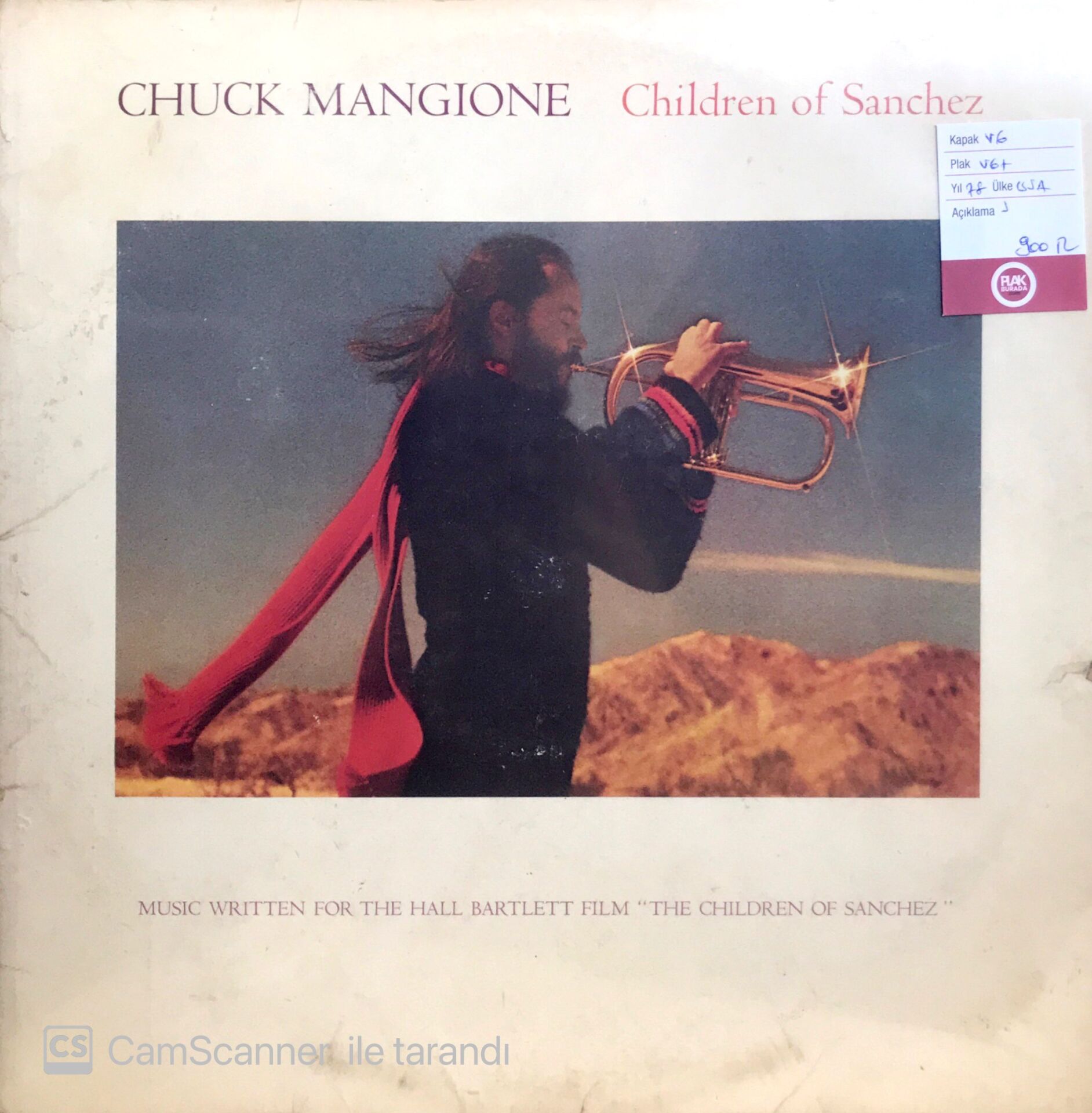 Chuck Mangione / Children Of Sanchez Double LP