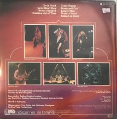Tygers Of Pan Tang Crazy Nights LP