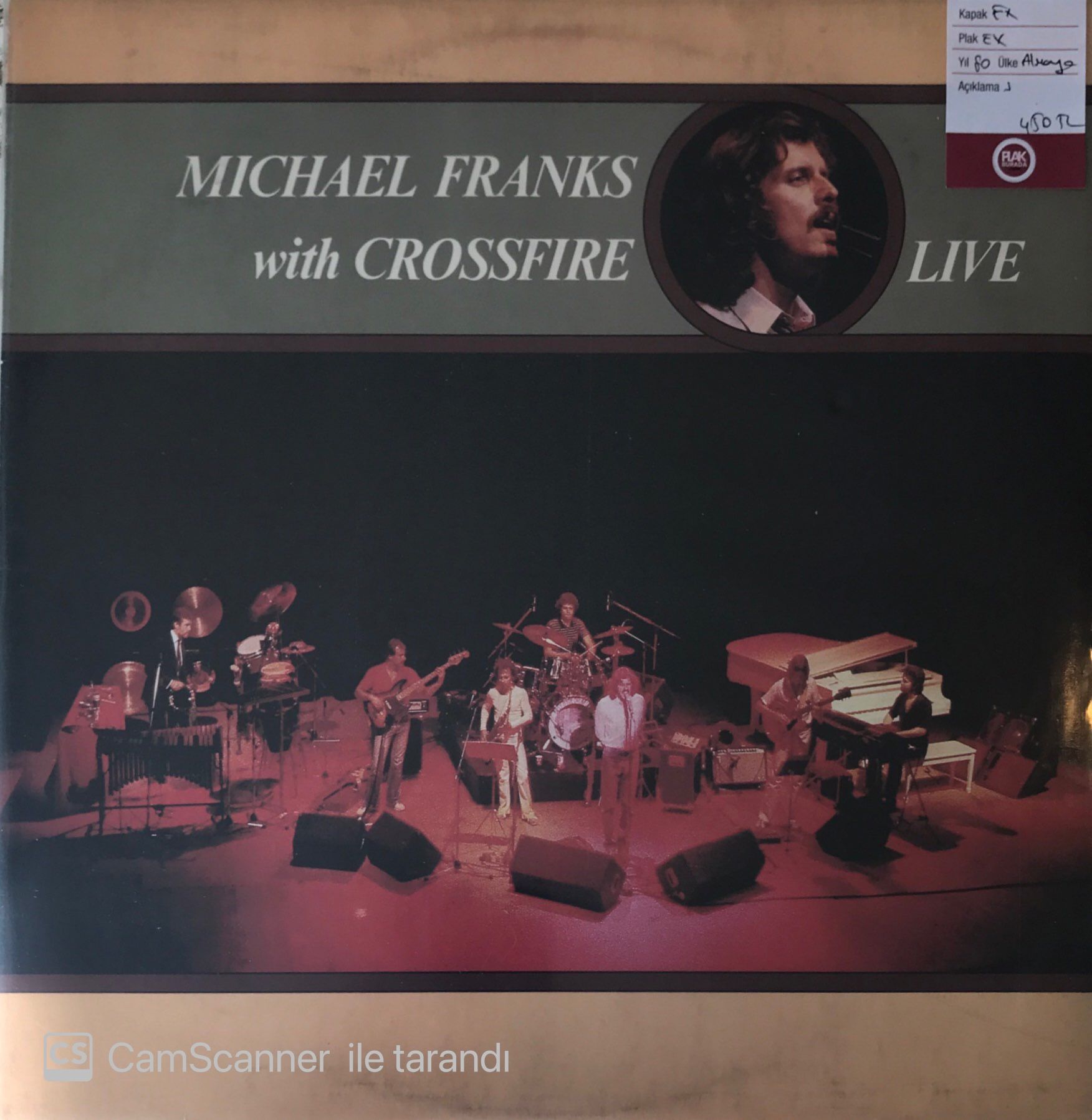 Michael Franks - With Crossfire Live LP