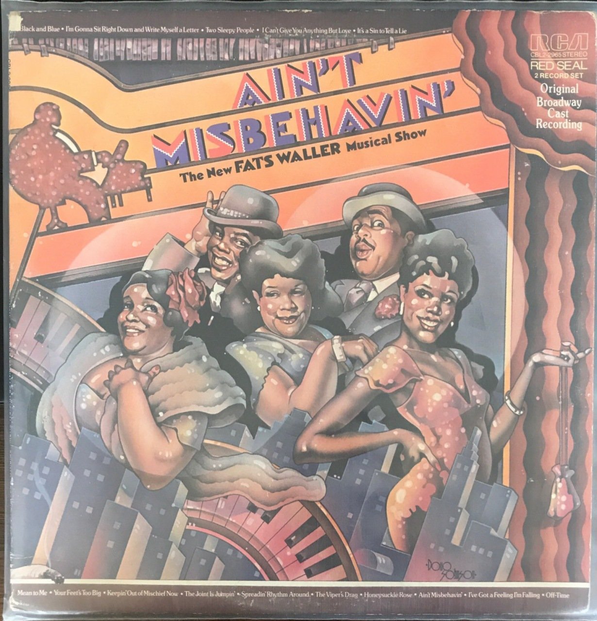 Ain't Misbehavin' The New Fats Waller Musicial Show Çift LP