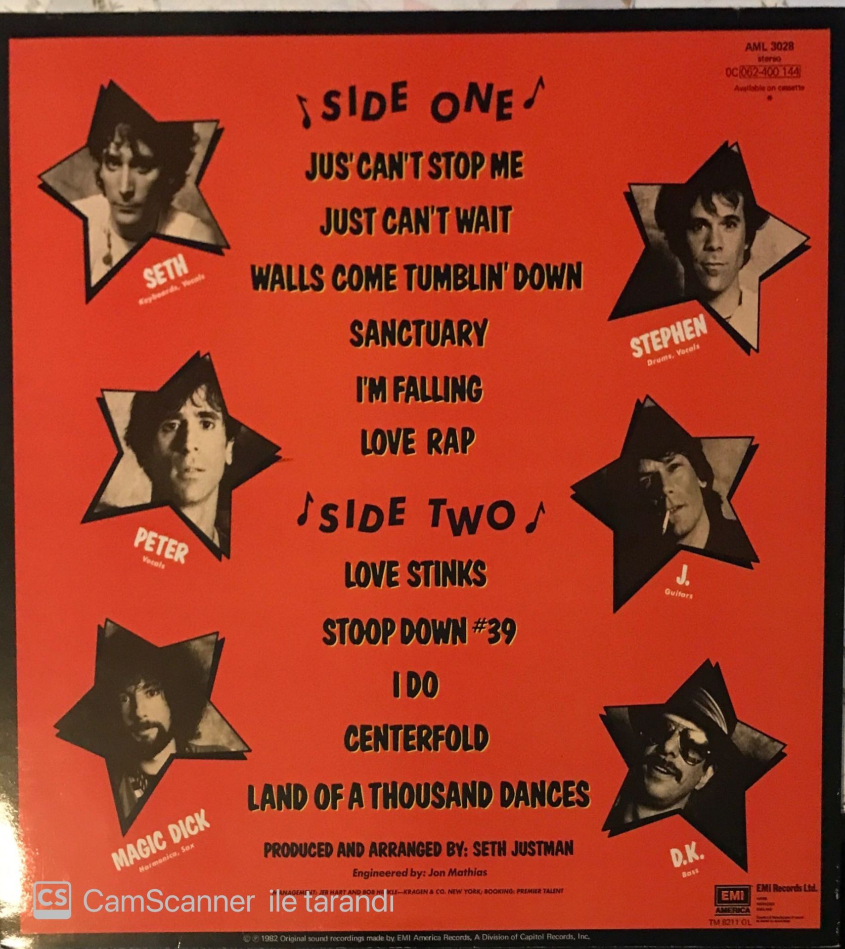 The J. Geils Band Show Time ! Live LP