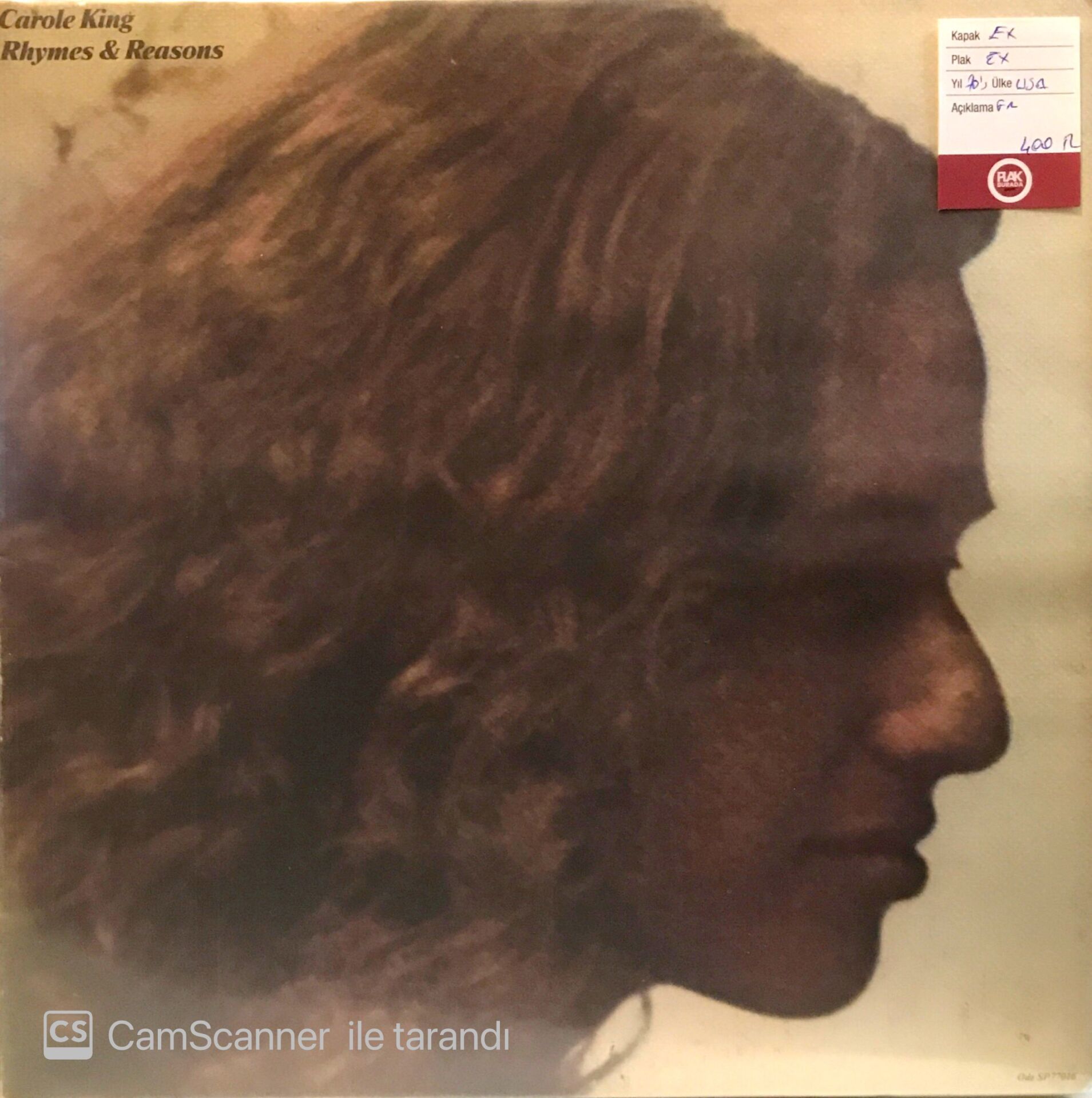 Carole King / Rhymes & Reasons LP
