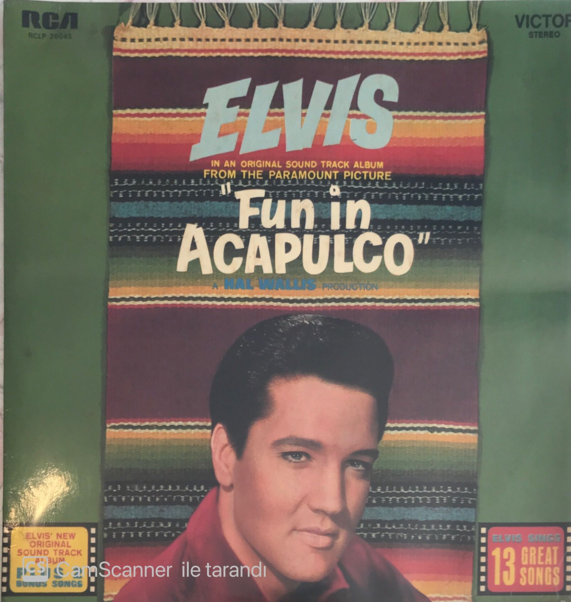 Elvis Presley Fun In Acapulco LP