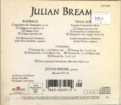 Julian Bream / Rodrigo Concierto de Aranjuez / Villa Lobos CD