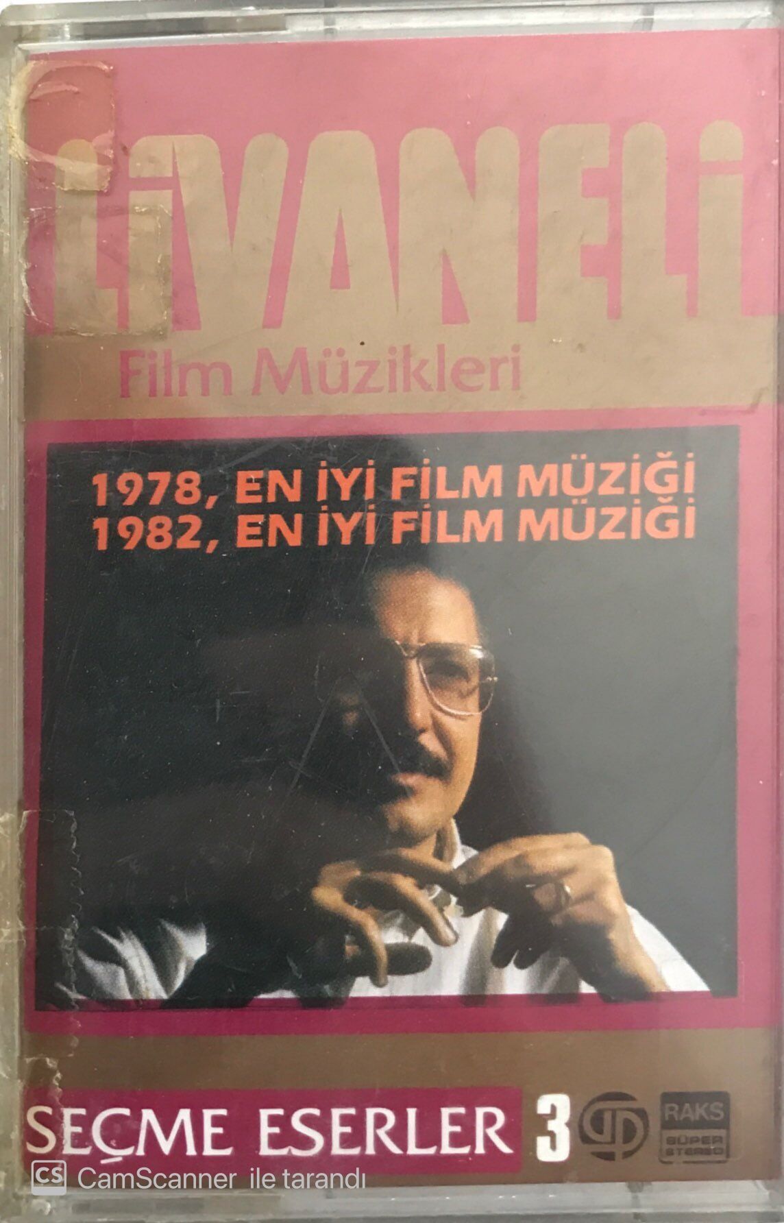 Zülfü Livaneli Film Müzikleri Seçme Eserler 3 KASET