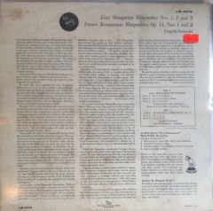 Rhapsody - Enesco / Liszt Stokowski LP