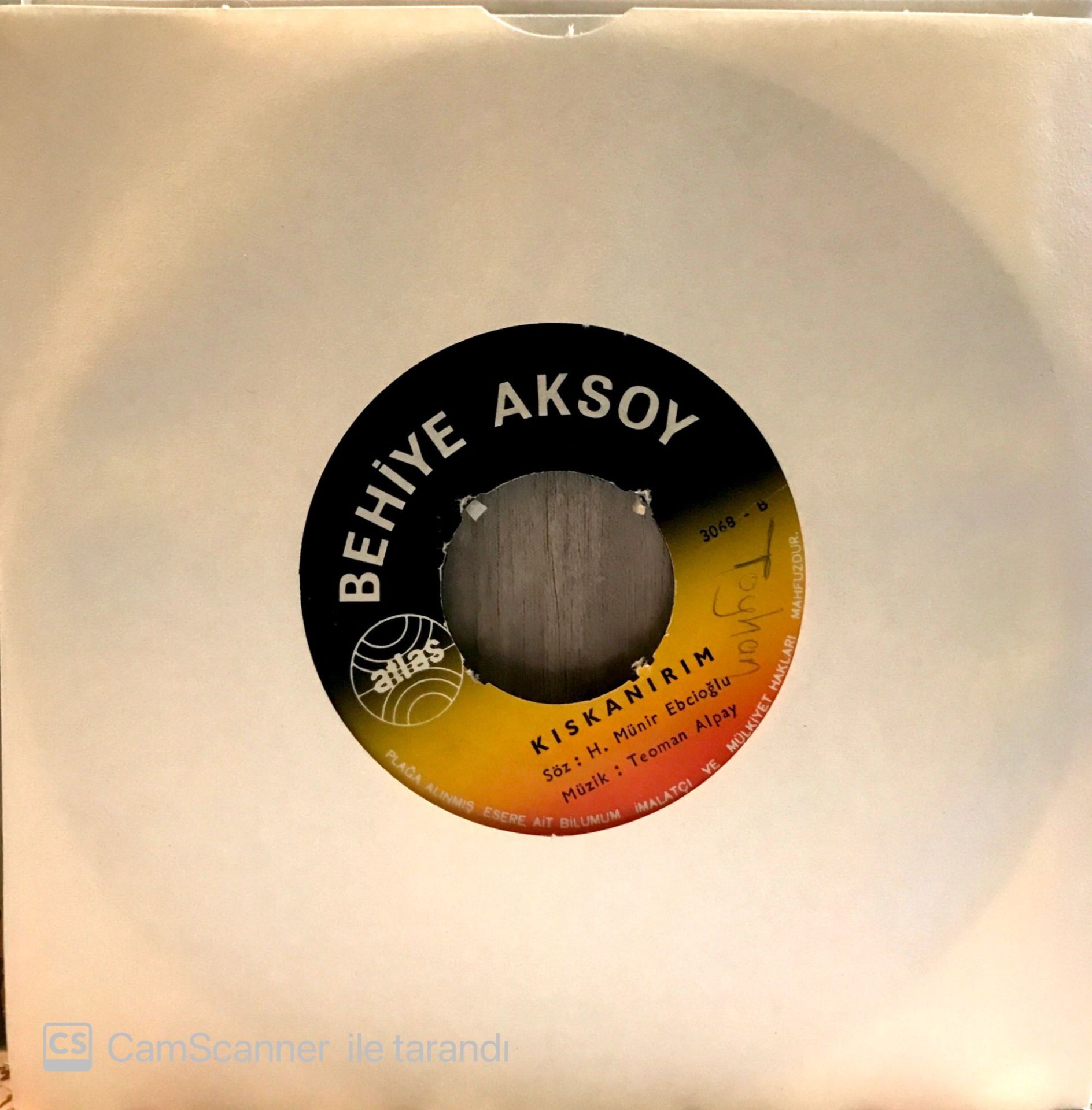 Behiye Aksoy - Sevmekten Kim Usanır 45lik