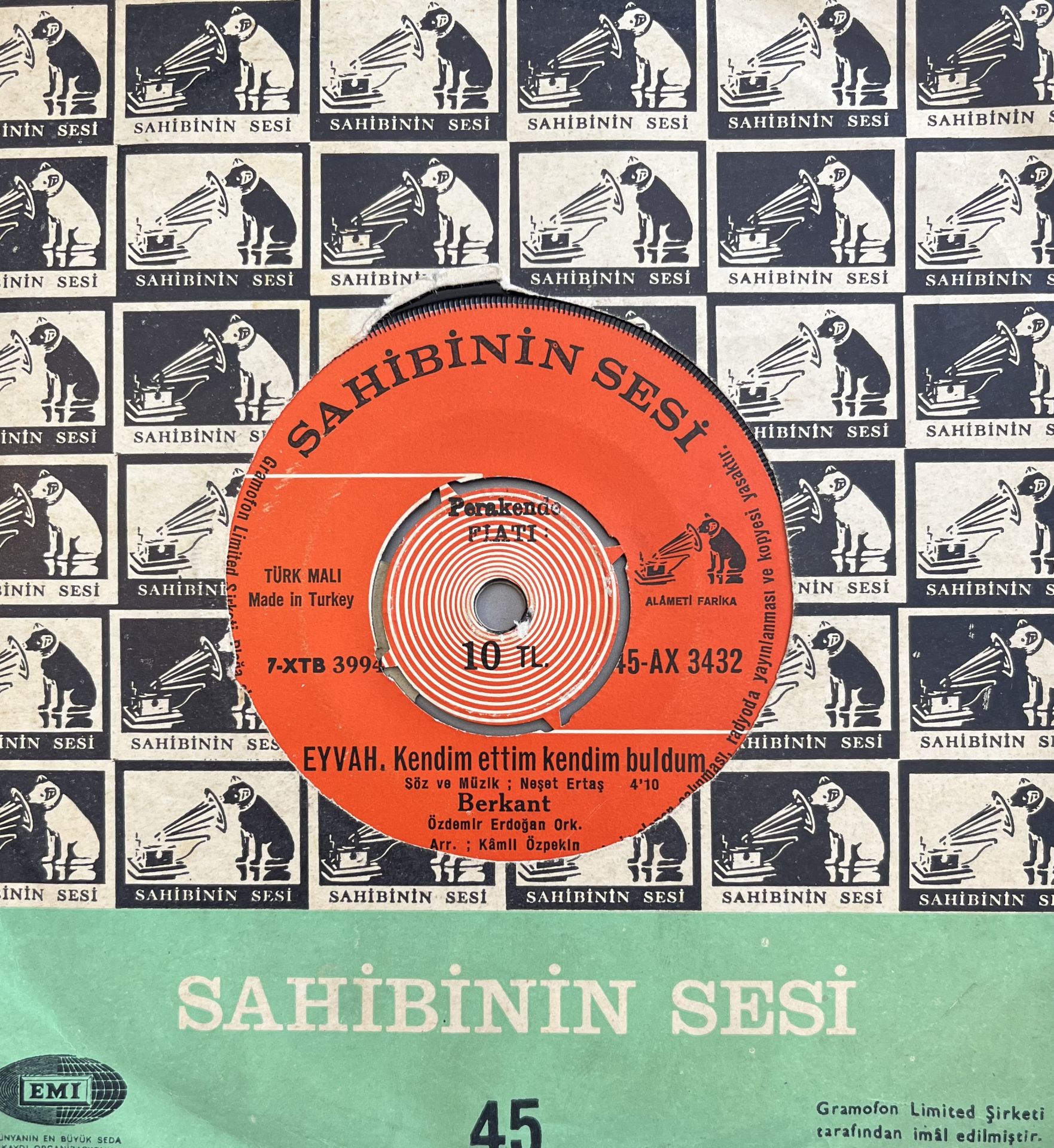 Berkant - Eyvah , Kendim Ettim Kendim Buldum 45lik