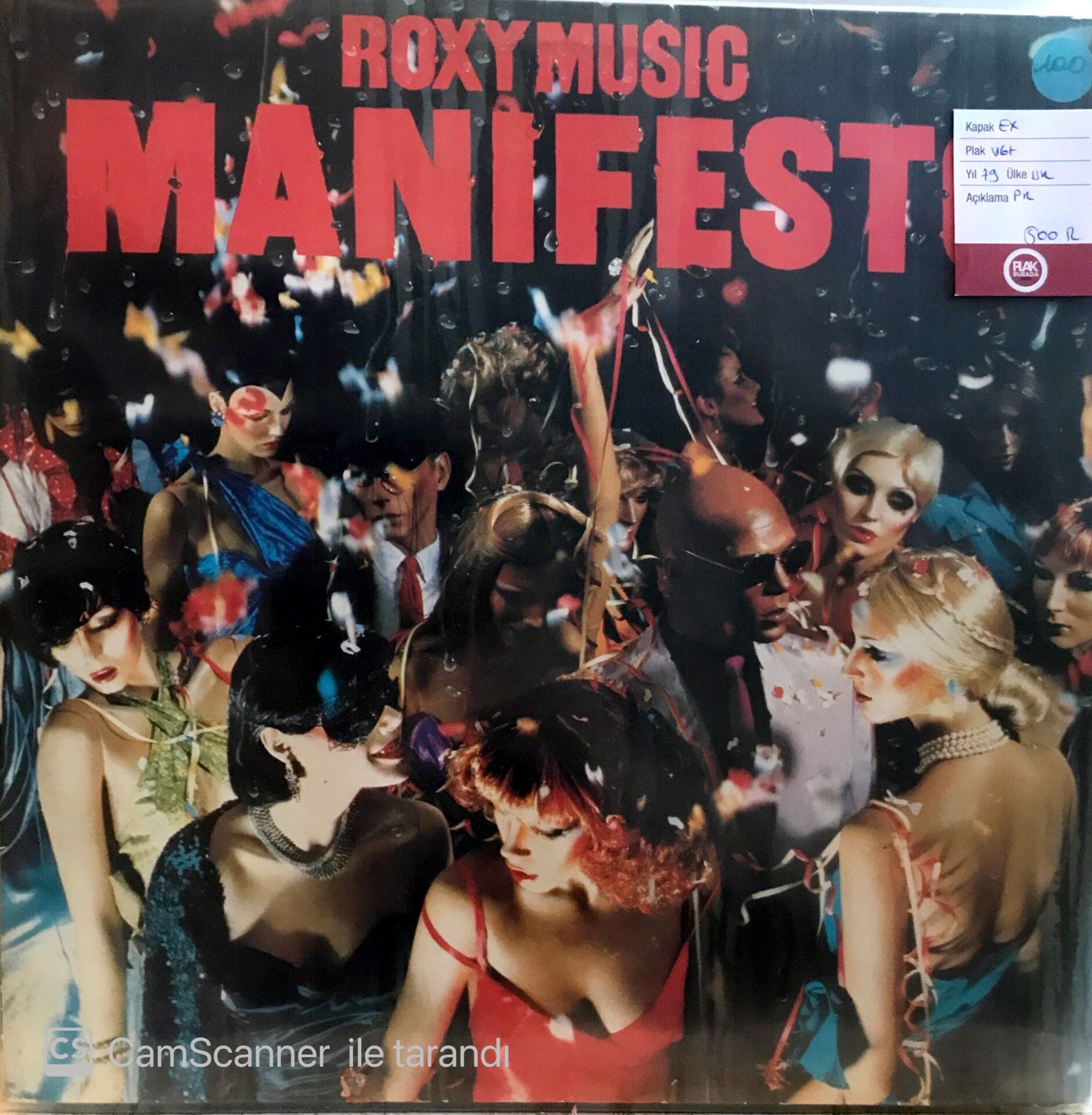 Roxy Music Manifesto LP