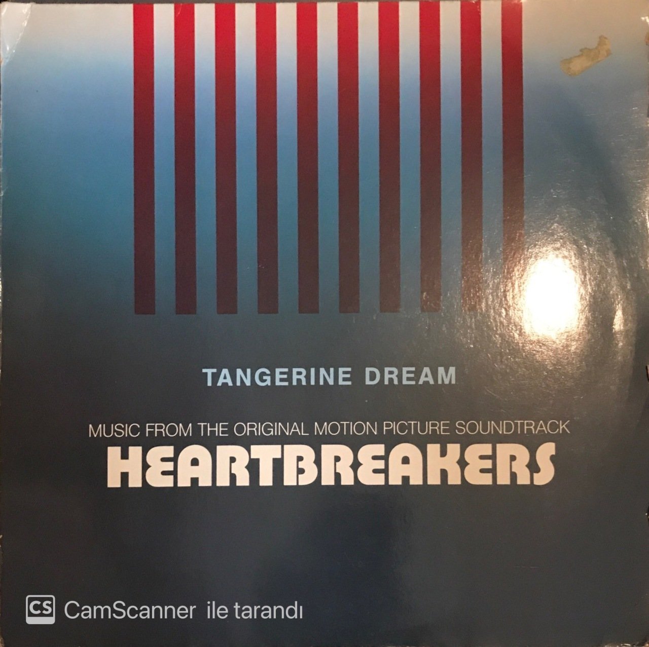 Tangerine Dream Music From The Original Motion Picture Soundtrack Heartbreakers LP