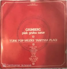 Grünberg Türk Pop Müziği Tanıtma Plağı 45lik