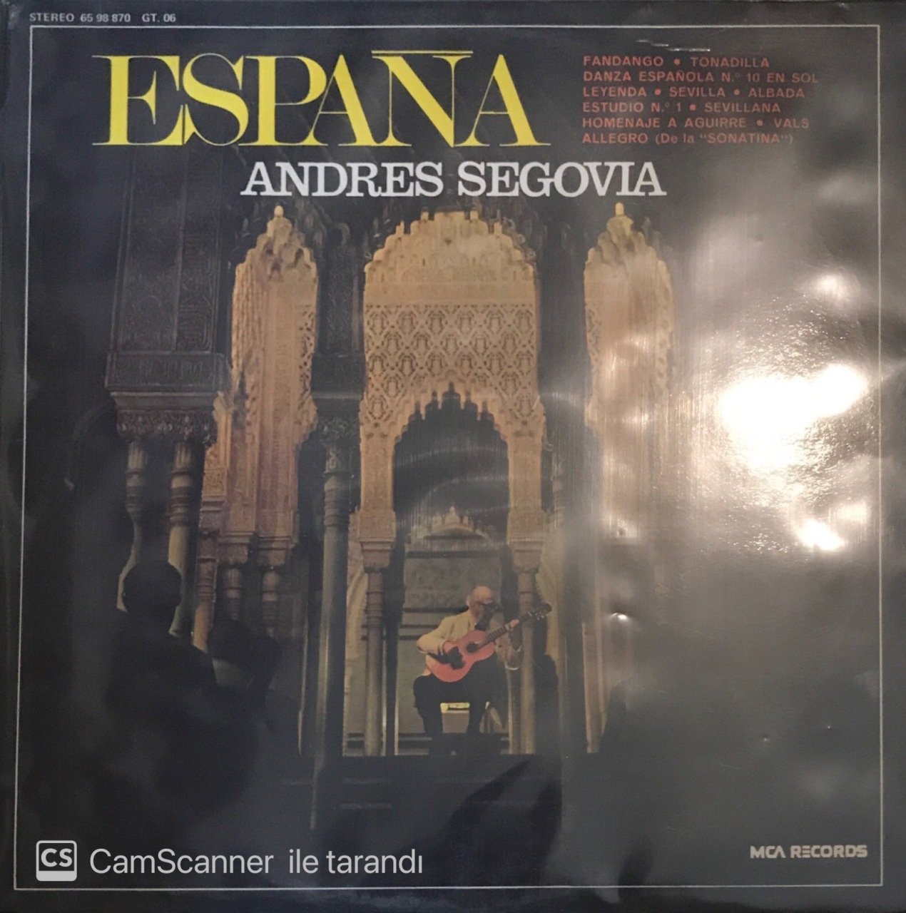 Andres Segovia Espana LP