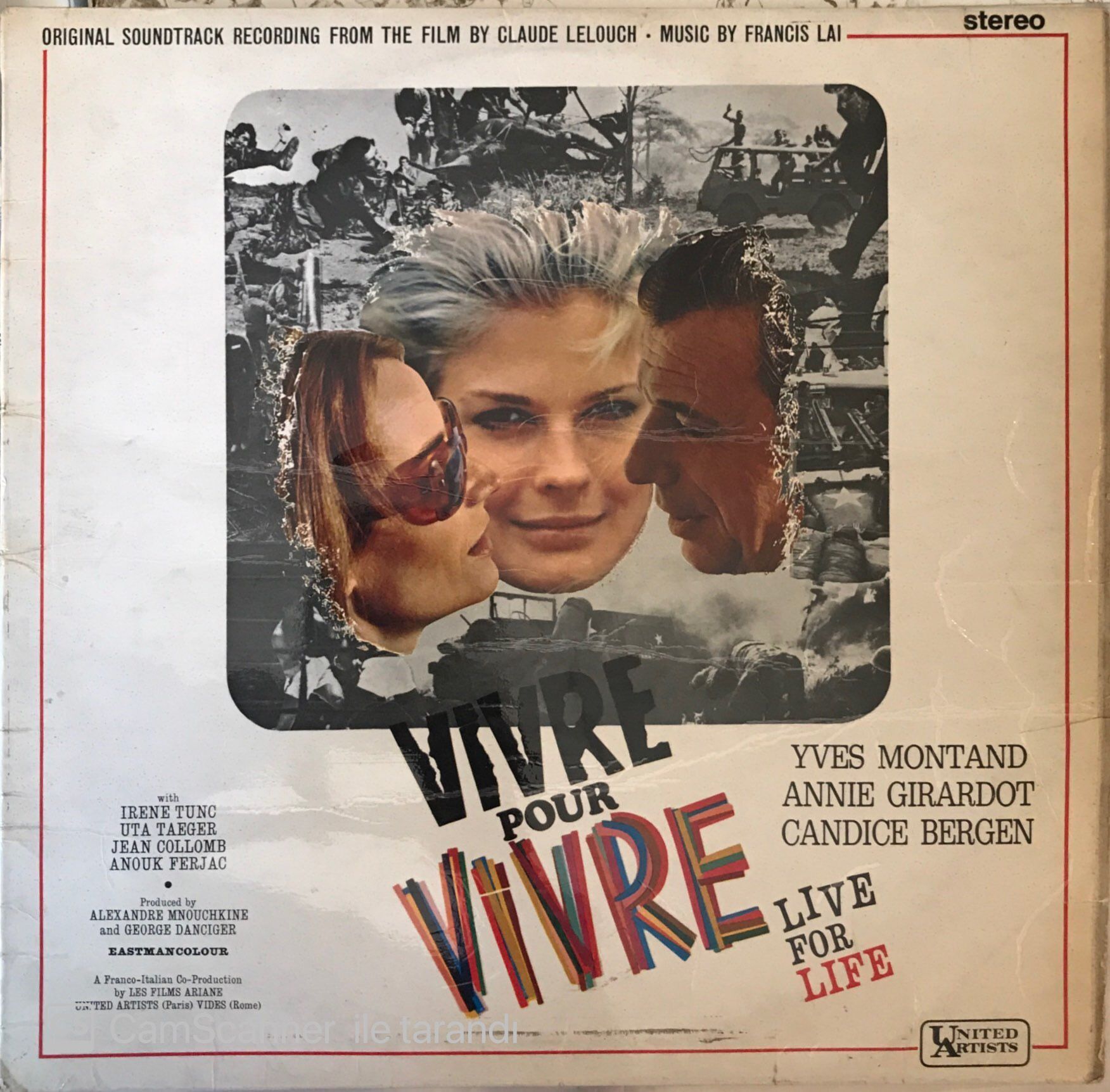 Original Motion Picture Soundtrack Vivre Pour Vivre (Live For Life) LP