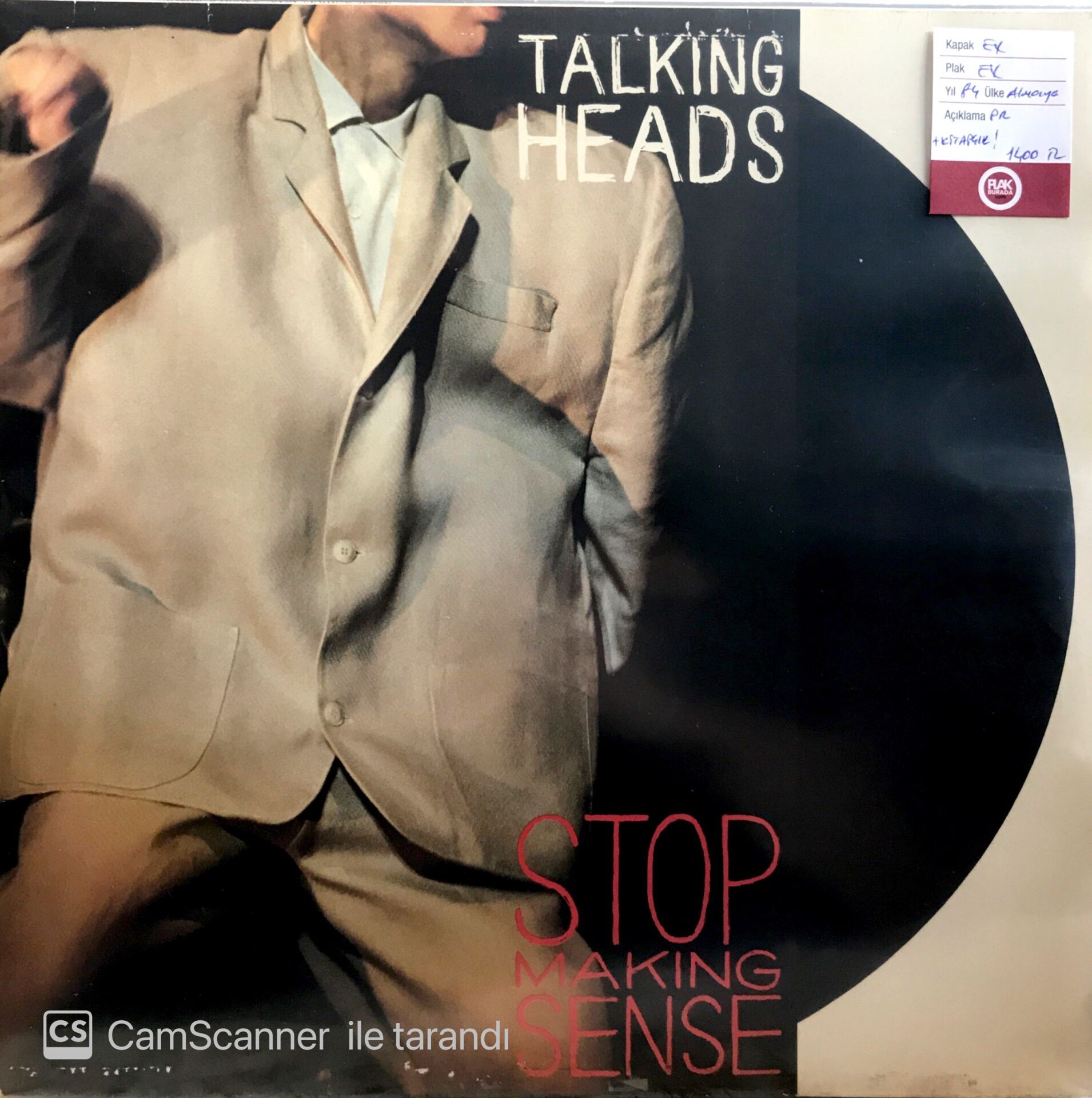 Talking Heads Stop Making Sense LP