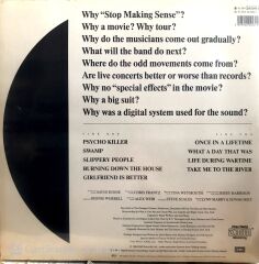 Talking Heads Stop Making Sense LP