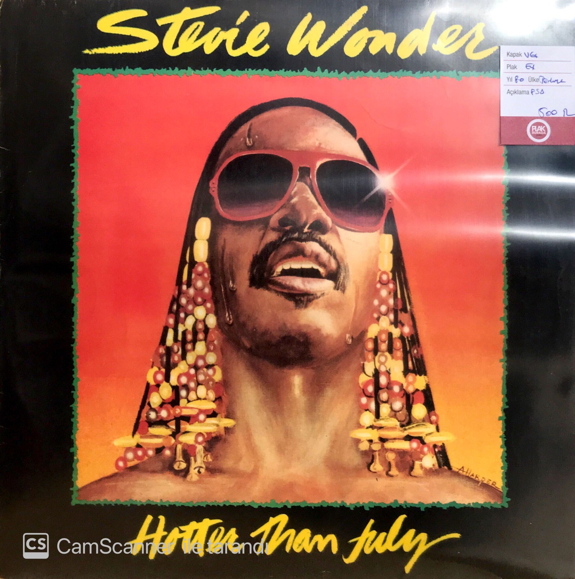 Stevie Wonder - Hotter than July LP