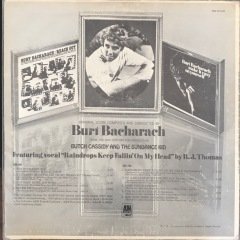 Buth Bacharach Butch Cassidy And The Sundance Kid LP